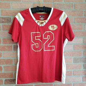 49er Patrick Willis sequin jersey